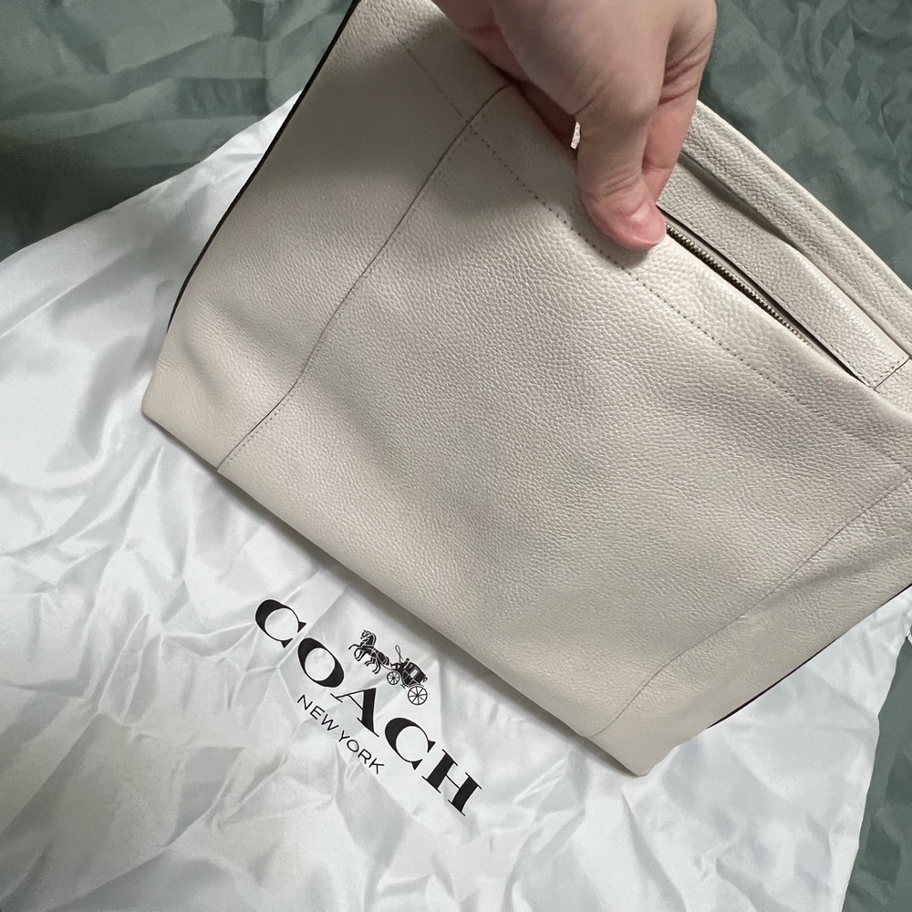 Coach White Leather Bag - Picture 6 of 13